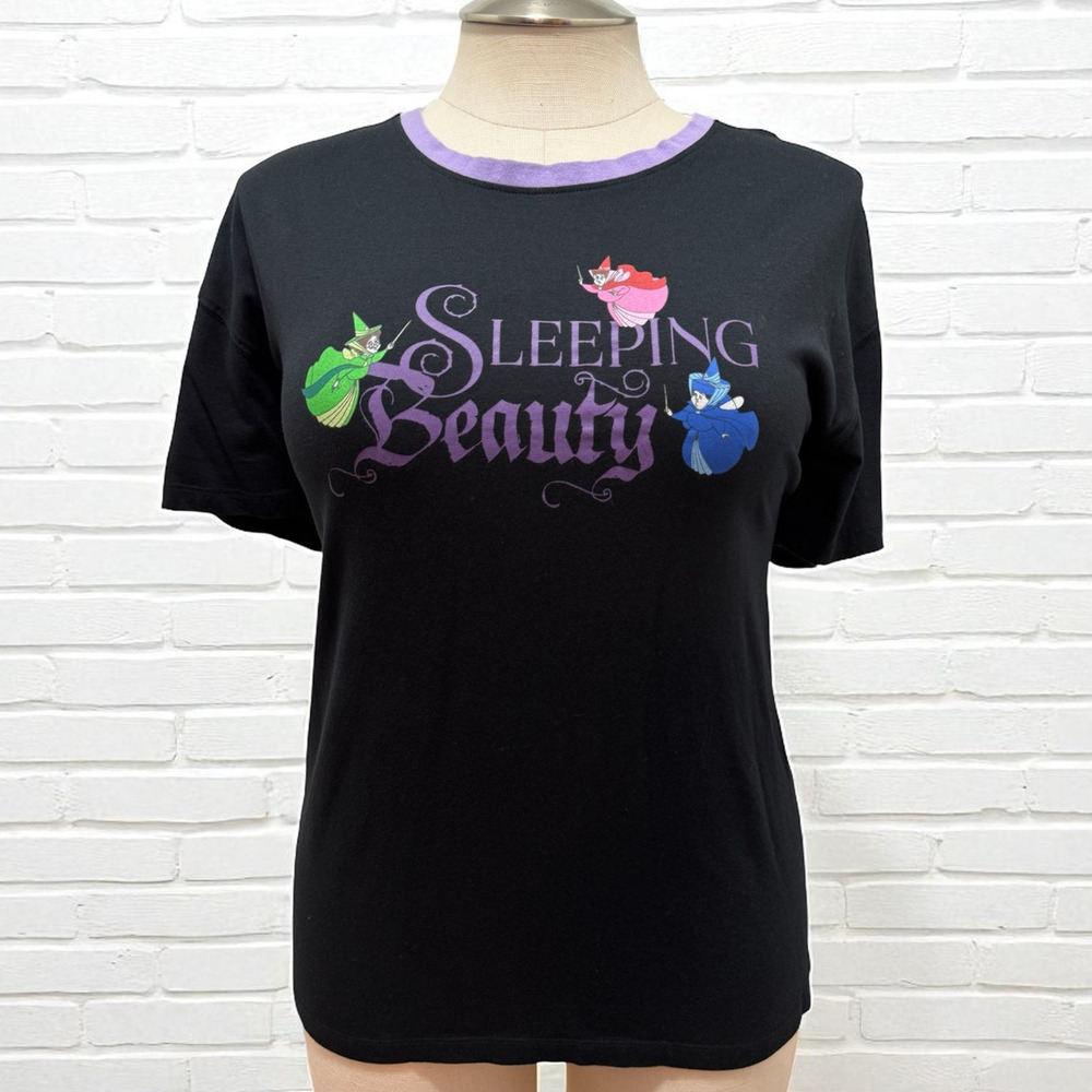 Plus Size 1 (1X 16/18) Disney Peter Alexander Sleeping Beauty Pajama T Shirt Top